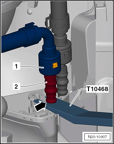 Separating plug-in connectors