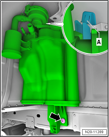 Removing and installing activated charcoal filter