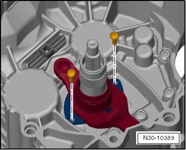 Removing and installing clutch engagement