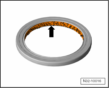 Renewing left oil seal