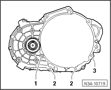 Removing gearbox, Golf 2013 ►, Golf Estate 2014 ►, vehicles with diesel engine