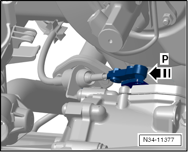 Checking and adjusting selector lever cable