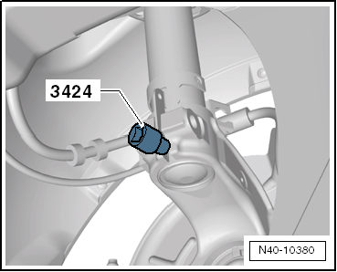Removing and installing suspension strut