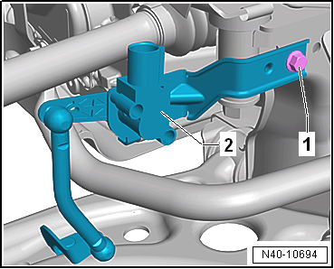 Removing and installing anti-roll bar