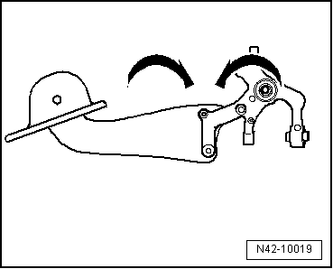 Removing and installing wheel bearing housing, multi-link suspension, four-wheel drive