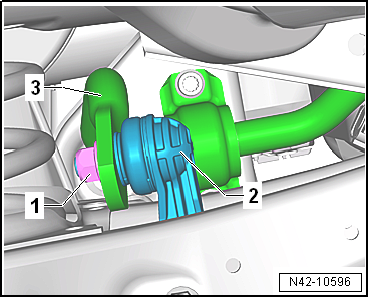 Removing and installing anti-roll bar