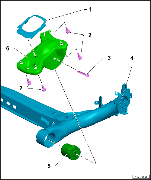Assembly overview - axle beam
