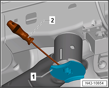 Renewing rear bonded rubber bush