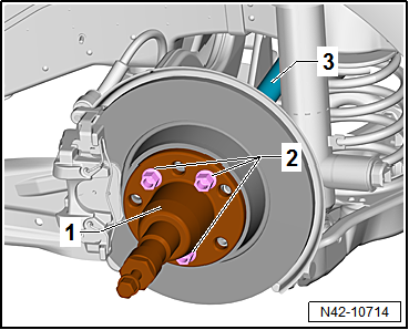 Removing and installing drive shaft