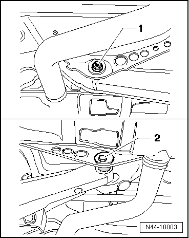 Adjusting toe on rear axle, multi-link suspension