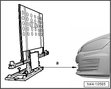 Calibrating adaptive cruise control (ACC), except for e-Golf