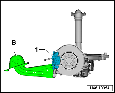 Removing and installing brake pads or linings