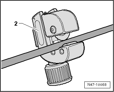 Instructions for use of flanging tool