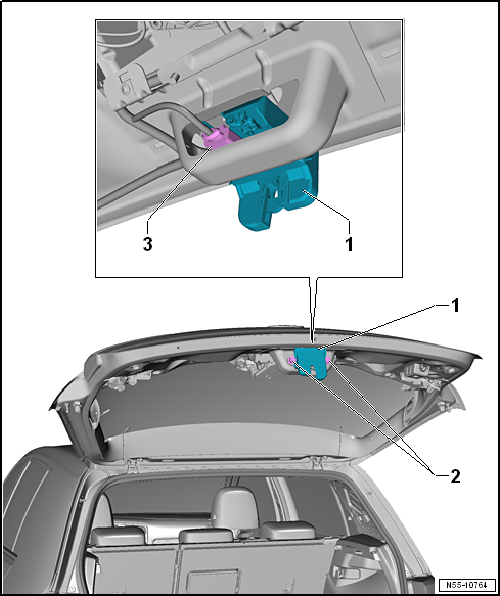 Removing and installing bonnet lock
