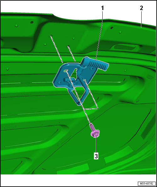 Removing and installing striker pin