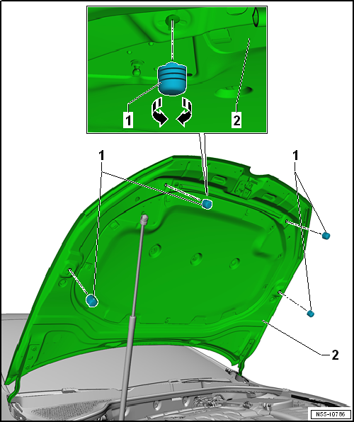Adjusting bonnet