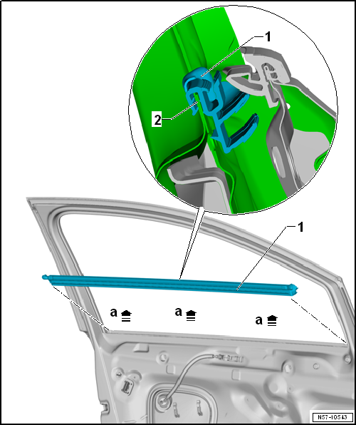 Removing and installing window slot inner seal
