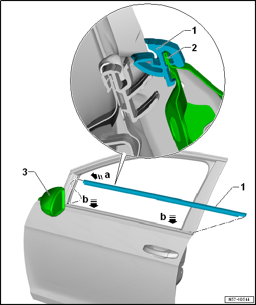 Removing and installing window slot outer seal