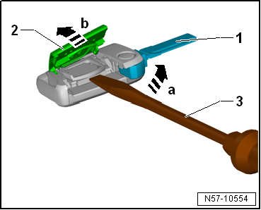 Removing and installing ignition key battery