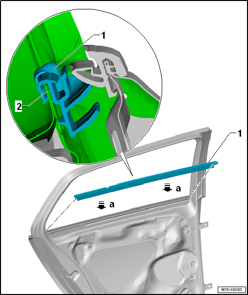 Removing and installing window slot inner seal