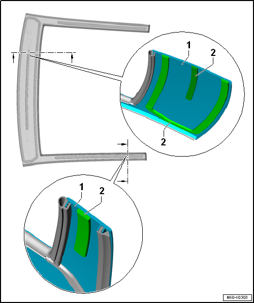Removing and installing front trim for sliding sunroof