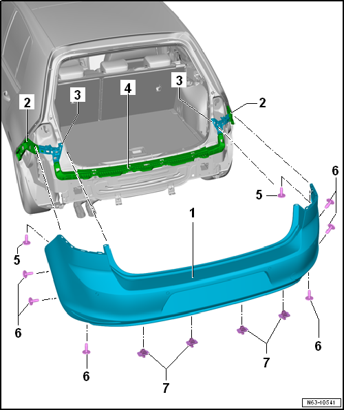 Assembly overview - bumper cover