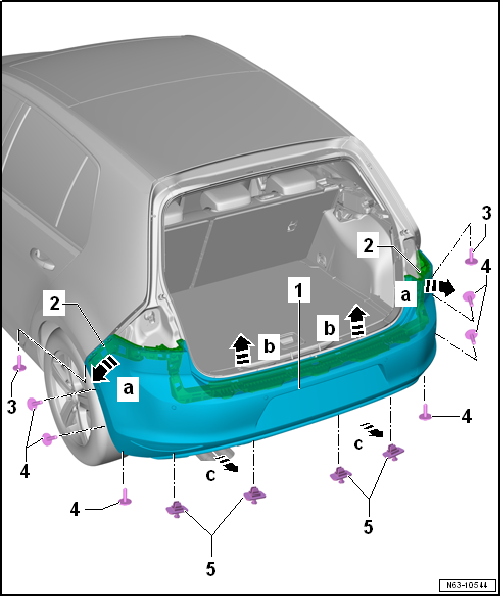 Removing and installing bumper cover