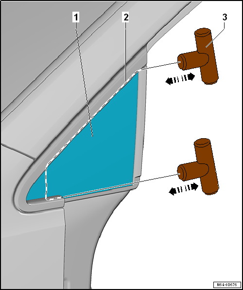 Removing and installing front side window