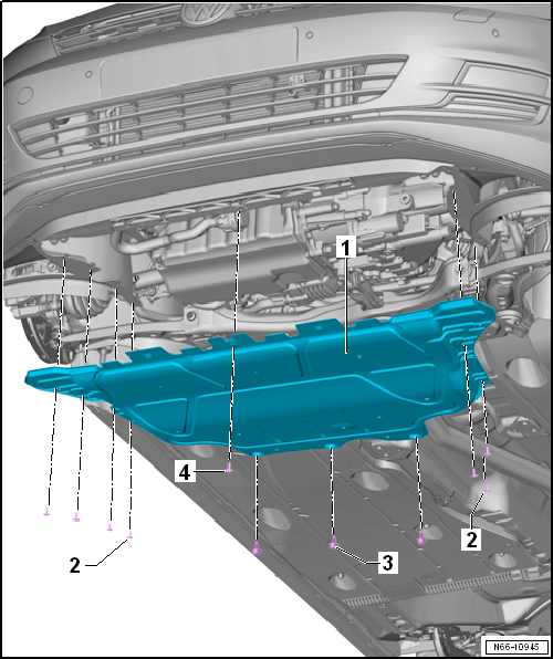 Assembly overview - long noise insulation