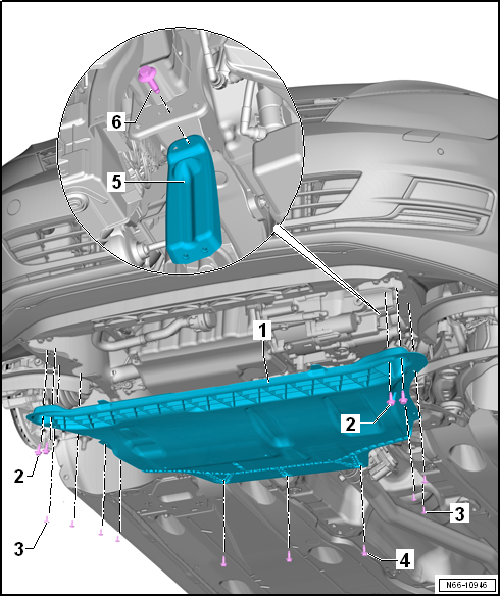 Assembly overview - skid plate