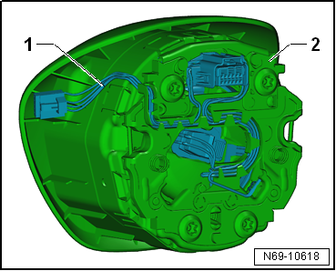 Renewing connector on airbag