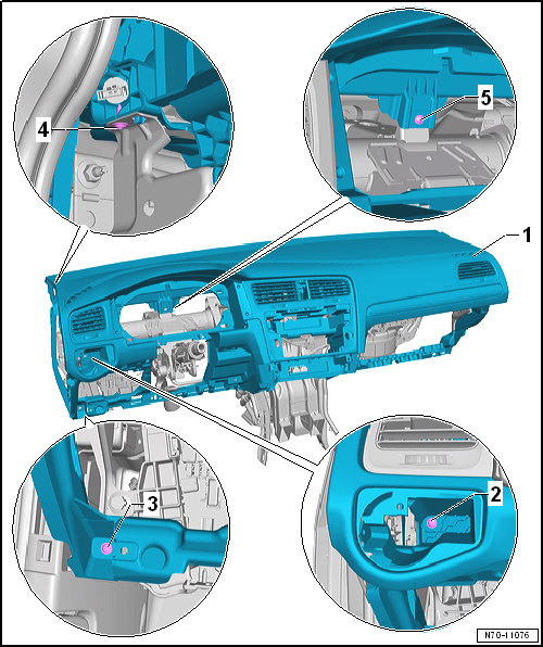 Removing and installing dash panel