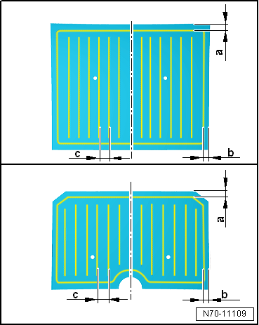 Installing roof reinforcement to body, estate without sliding sunroof