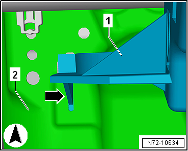 Removing and installing storage compartment