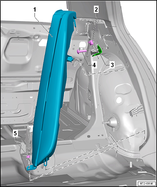 Assembly overview - side padding