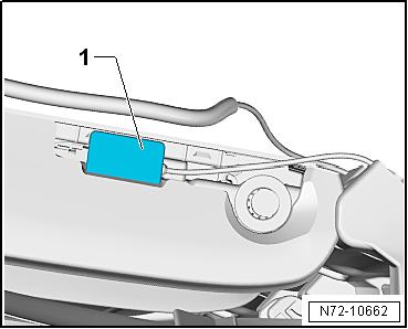 Separating and connecting Bowden cable for remote release mechanism for seat backrest