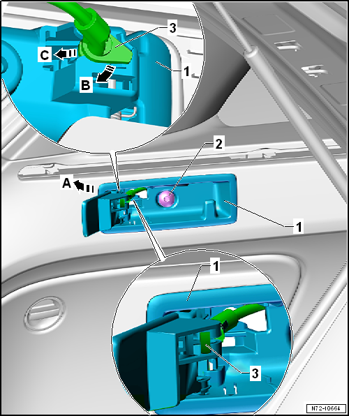 Removing and installing remote release operating mechanism for seat backrest