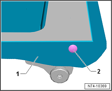 Removing and installing rear seat backrest cover and padding