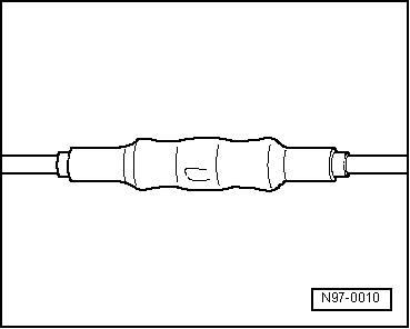 Wiring open circuit with one repair position