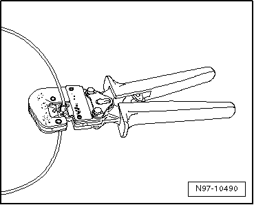 Wiring open circuit with one repair position