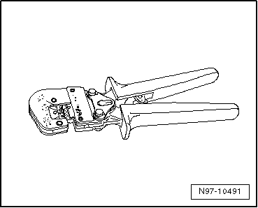 Crimping pliers -VAS 1978/1A