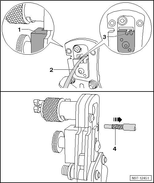 Repair set, aerial cable VAS 6720