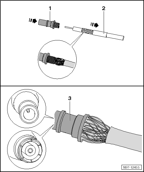 Repair set, aerial cable VAS 6720