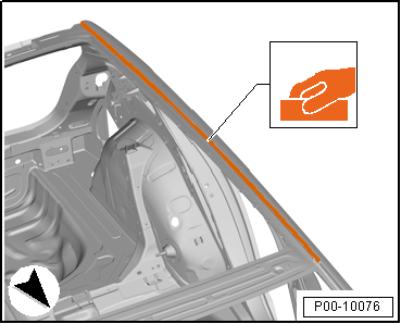 Pre-treatment of bonded surfaces when renewing laser-welded roofs
