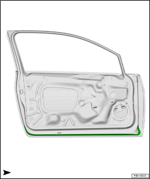 Cavity sealing, body at front and centre