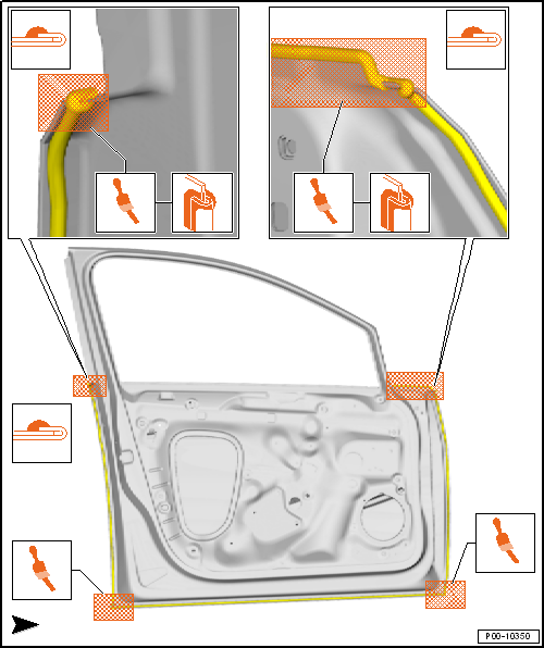 Seam seals, middle body
