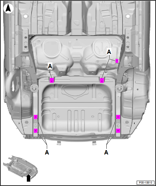 Masking areas, body of CNG-powered vehicles