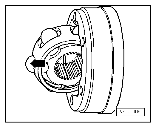 Checking inner constant velocity joint