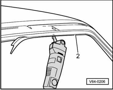 Removing broken rear window 