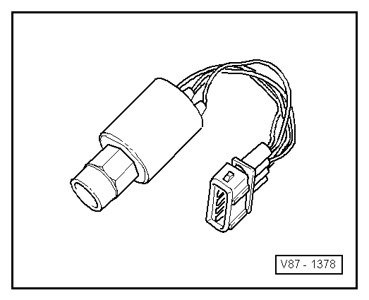 Air conditioning system pressure switch -F129